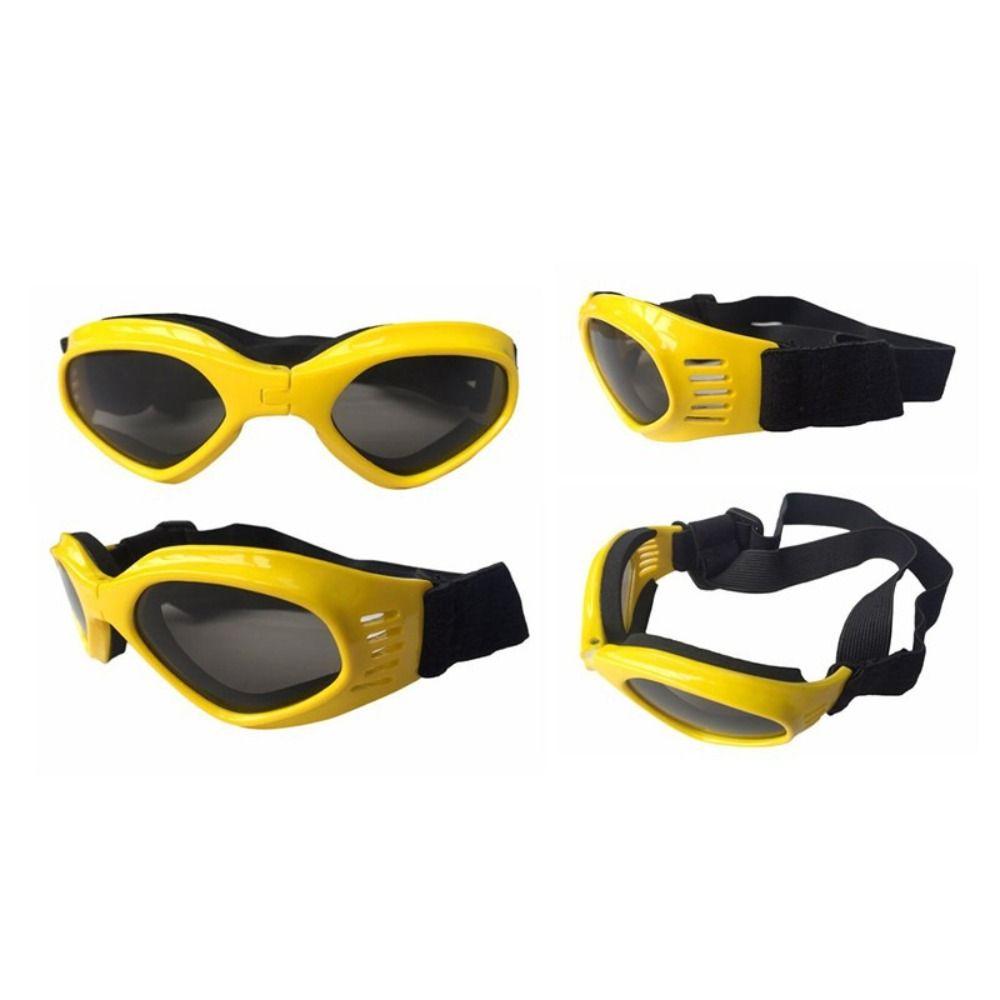 Adjustable Pet Sunglasses Foldable Dogs Goggles Comfortable To Wear Dog Eyewear  Photography Prop