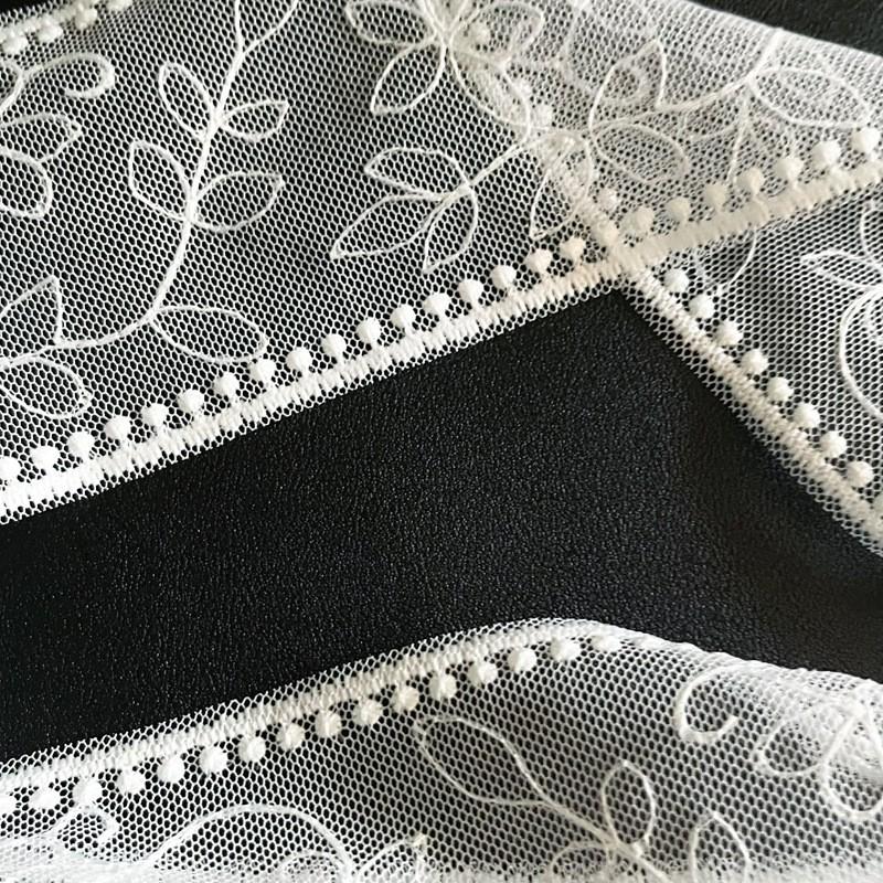 Elegant White Lace Cutout Waist Sash Thin Long Scarf Belt Women Korean Style Fashion Accessory