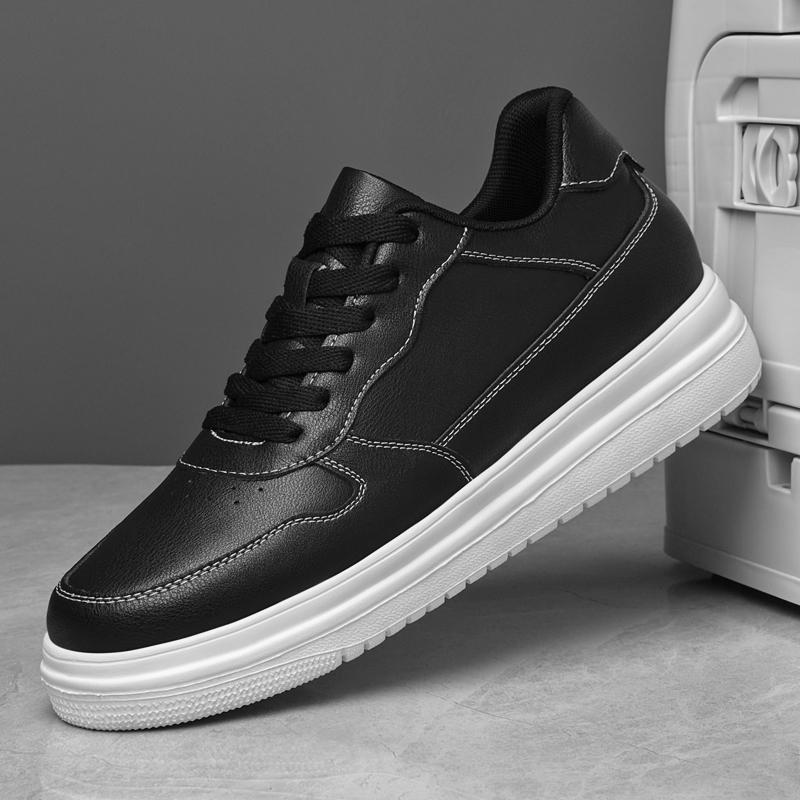 Scarpe con Zeppa Piattaforma Uomo Rialzanti Scarpe da Skateboard Sneakers Suola Spessa Aumento Nascosto Altezza Scarpe Sportive Casual