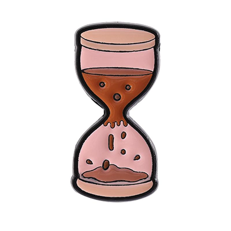 Inject Coffee Enamel Pin Medical Syringe Infusion Bags Pure Coffee Brooches Lapel Badge Jewelry Gift For Coffee Lover Friends