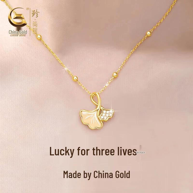 Zhenshangyin S925 Silver Hetian Jade Necklace for Women