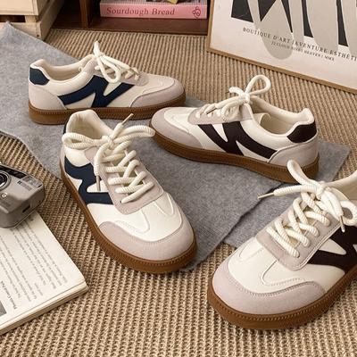 Klassieke forenzen retro veelzijdige platform witte schoenen dames 2025 nieuw voorjaar en herfst hoogteverhoging casual sport board schoenen