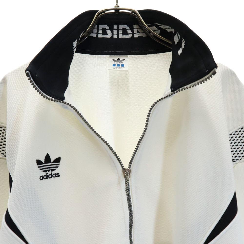 adidas 80s Vintage made by Descente jersey jacket Setup O White Men's Used