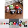 Adorable Creative Plush Little Eyes Tv Phone Charm Keychain Soft Doll Accessory