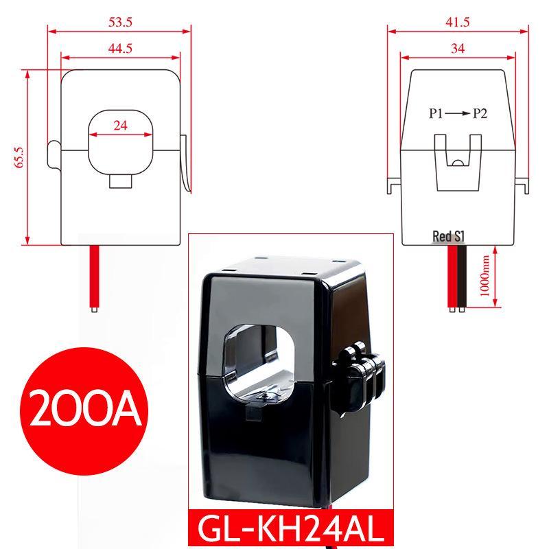 Peacefair Switchable Split-core Current Transformer Circuit Breaker (32A, 100A, 200A, 300A)
