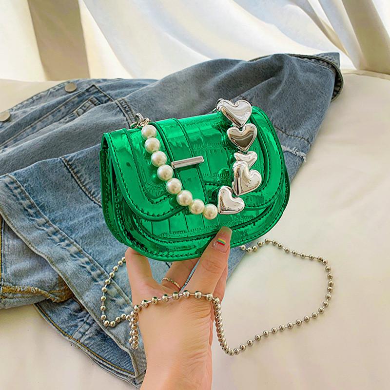 

Chic Commuter Crossbody Bag 2023 Summer Latest Fashion Shoulder Bag Women s Bag Simple And Elegant Saddle Bag зелений