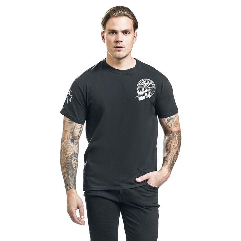 Německá rocková kapela Böhse Onkelz Hier Sind Die Onkelz Global Tour Tričko Street Hip Hop Oversized Y2k Ležérní Bavlněné Pánské Dámské Trička Oblečení