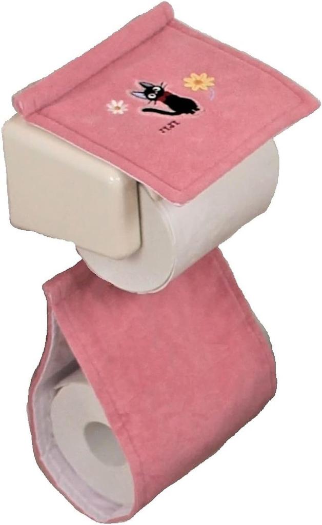Delivery Service Long Toilet Mat Set 4 Piece Set Ghibli Gigi Hana Sanpo Toilet Mat 80 X 60cm Lid Cover Slippers Paper Holder Cover Pink Toiletries Set