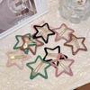 Bunte Hallow Star Haarnadel Haar Krallen Haar Clips Für Mädchen Frauen Kid Childs Vintage Für Geschenk Haar Zubehör Kopf Dekoration