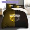 AEK Athens F.C Logo Bedding Quilt Set Quilt Cover Pillowcase Home Decoration Birthday Gift (1 * Duvet Cover + 2 * Pillowcase, Without Core)