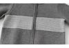 Sesame Base Boys' Fine Stripe Knit Zip-Up Cardigan Sweater for Small & Medium Children