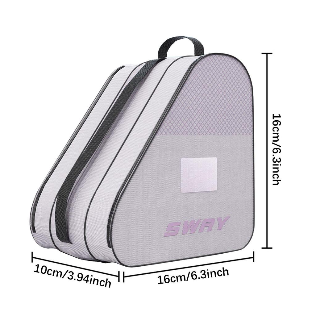 Roller Skate Bag Skating Shoes Carry Bag Three Pockets Large
