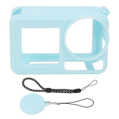 Étui en silicone pour Action 5 Pro Anti-collision Anti-poussière Housse de caméra en silicone souple et bouchon d'objectif