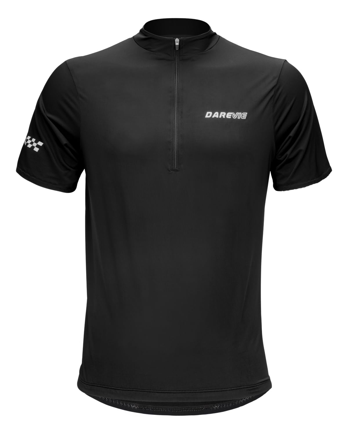 

Велосипедные шорты летние Harp Cycling Sweat Quick Side Back Running [Darevie] Мужская майка, рукав, молния, износ, эластичный, дышащий, впитывающий, высыхающий, чёрный