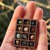 Wooden Mini Jewelry Tray 1 PCS Multi Compartments Ring Earring Trinket Organizer for Bedroom Vanity Dollhouse Decor
