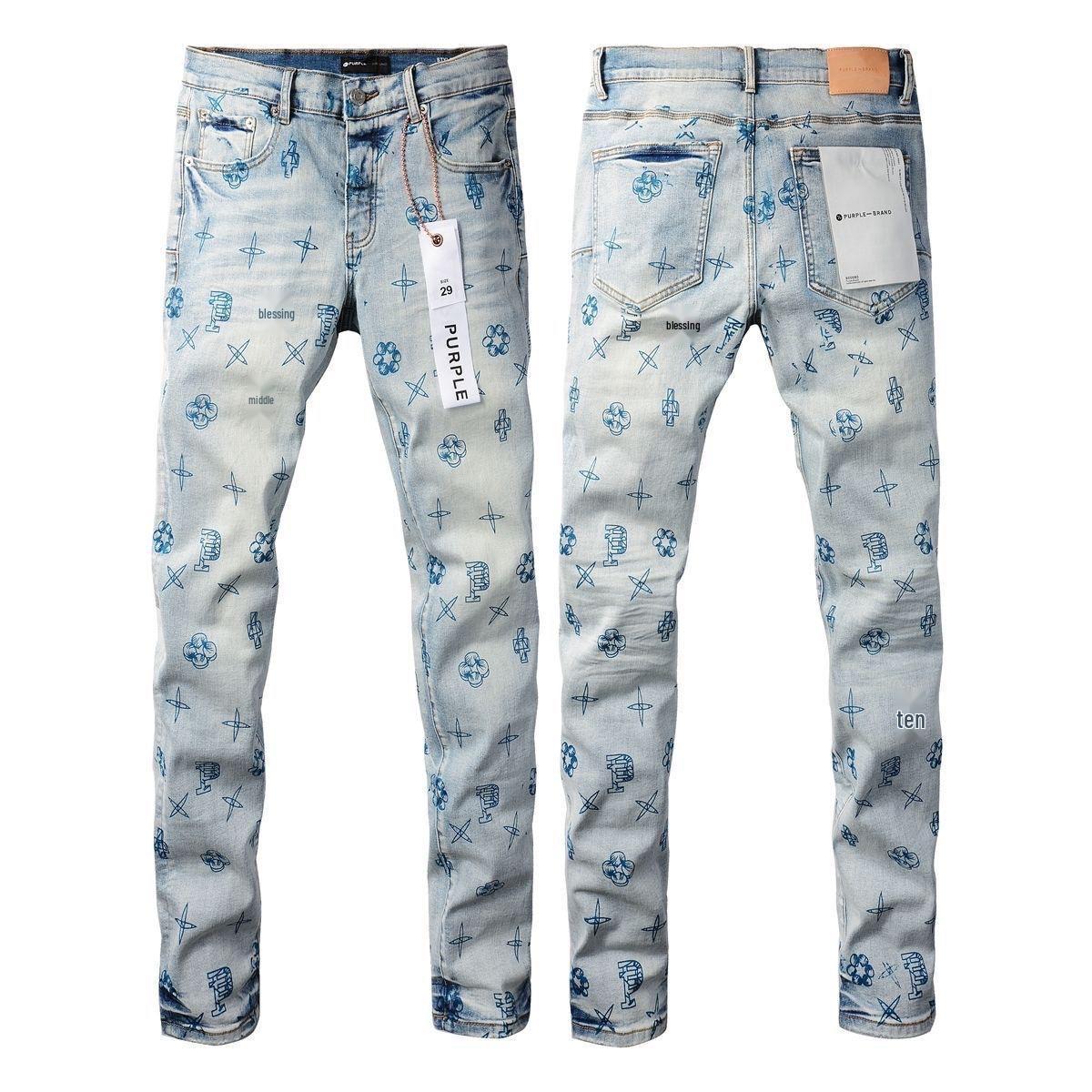 The BAY Paarse Merk Slim Fit Micro Flare Elastische Jeans voor Lente en Herfst 30