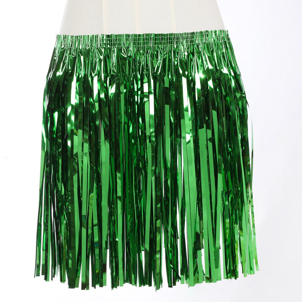 Halloween Carnival Dance Show Rainbow Grass Dress Up Hawaii Beach Ball Party Decoration