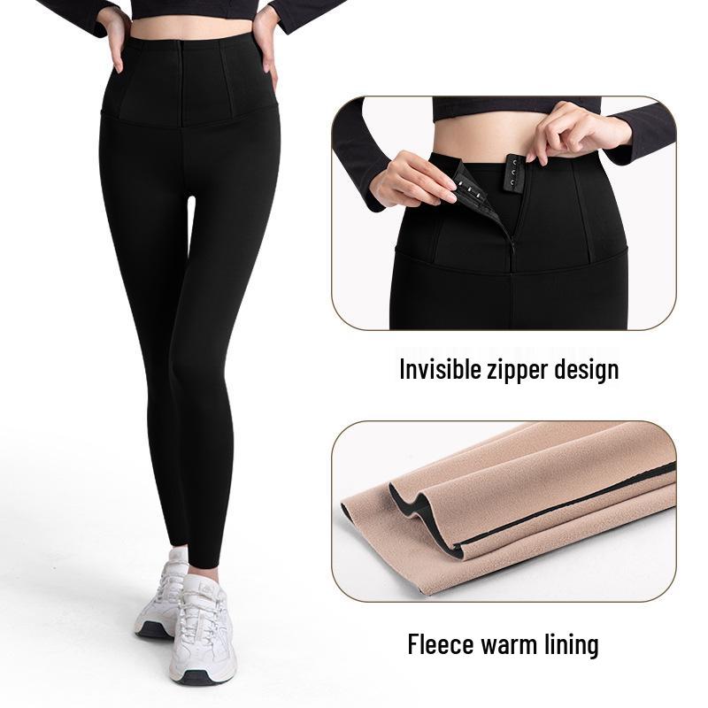 

Брюки Барби с высокой талией, на флисовой подкладке, с контролем живота - Подтягивающие бедра, формирующие фигуру, теплый базовый слой 2XL