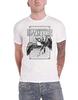 Led Zeppelin T Shirt Icarus Burst Band Logo New Official Mens White