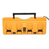 Charger Station Fit for DCB104 DCB127 DCB182 Battery 4 Ports 3A Fast Charging Battery Charger Station Yellow EU Plug
