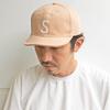 Spring Logo Short Cap Stripe S Logo Unisex Pink