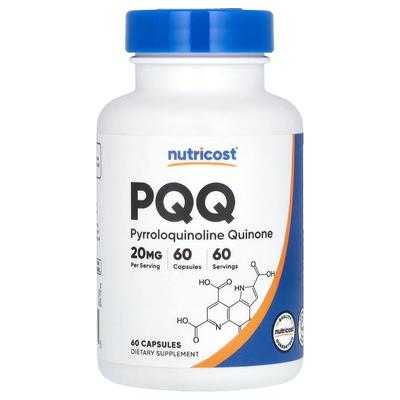 PQQ, 20 Mg, 60 Capsules
