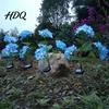 Solar Powered Garden Lights Fairy Hydrangea Light LED Outdoor Stake Lights Waterproof Decorative Tree Artificial Flower Light for Path Yard