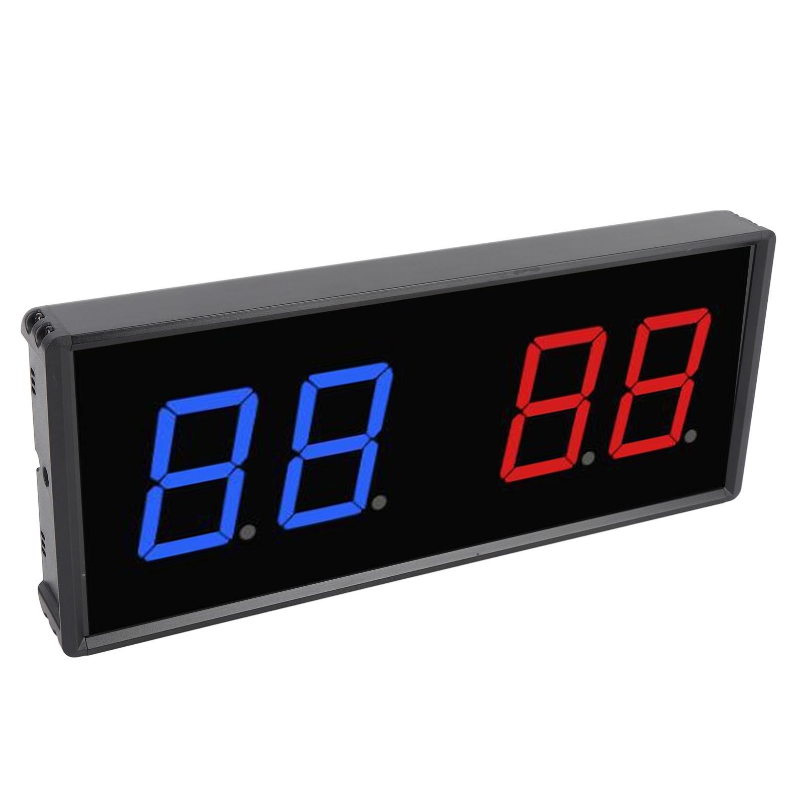 

LED Electronic Scoreboard 30ft Remote Control 5 Levels Brightness USB Digital Score for Basketball Volleyball
