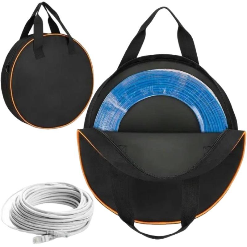 Black Car RV Caravans Wire Cable Harness Storage Bag Case Motorhome Gardening Portable Heavy Duty Cable Organizer RV Parts