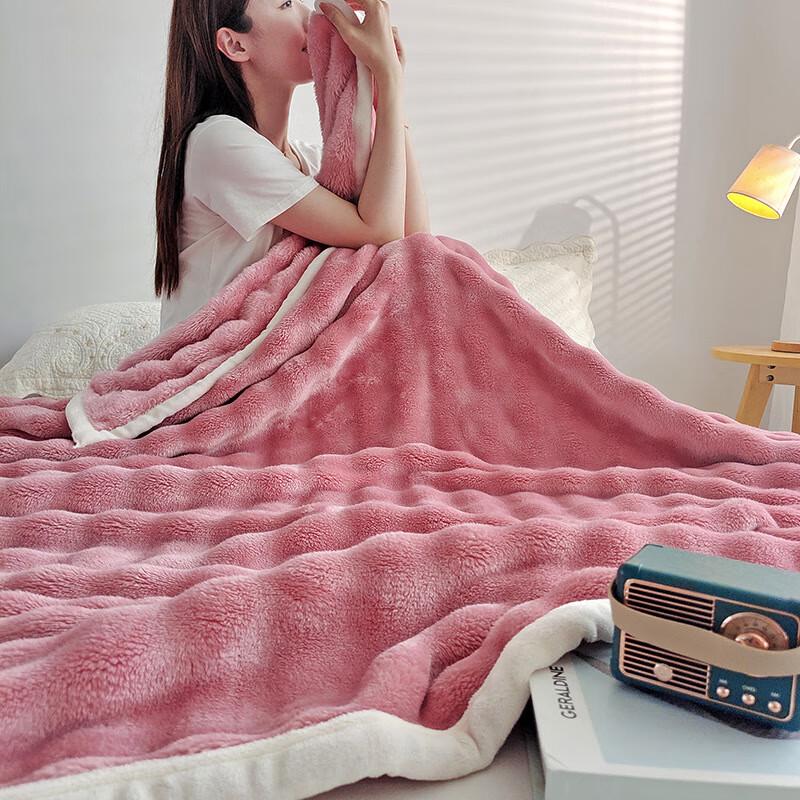 OEING Double-Sided Thick Warm Blanket