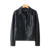 Light Mature Spring and Autumn Women's Leather Clothes Short Thin  Slim Versatile Fashion Motorcycle Wear Leather Jacket Coat Fashion