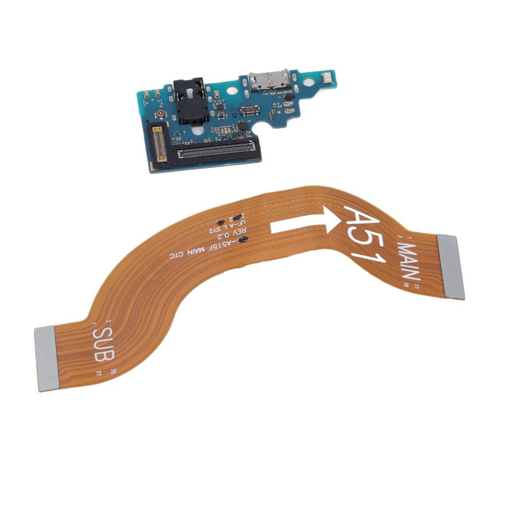 USB C Charging Port Flex Cable with Repair Tools Dock Connector Flex Cable Replacement for Galaxy A51 A515F