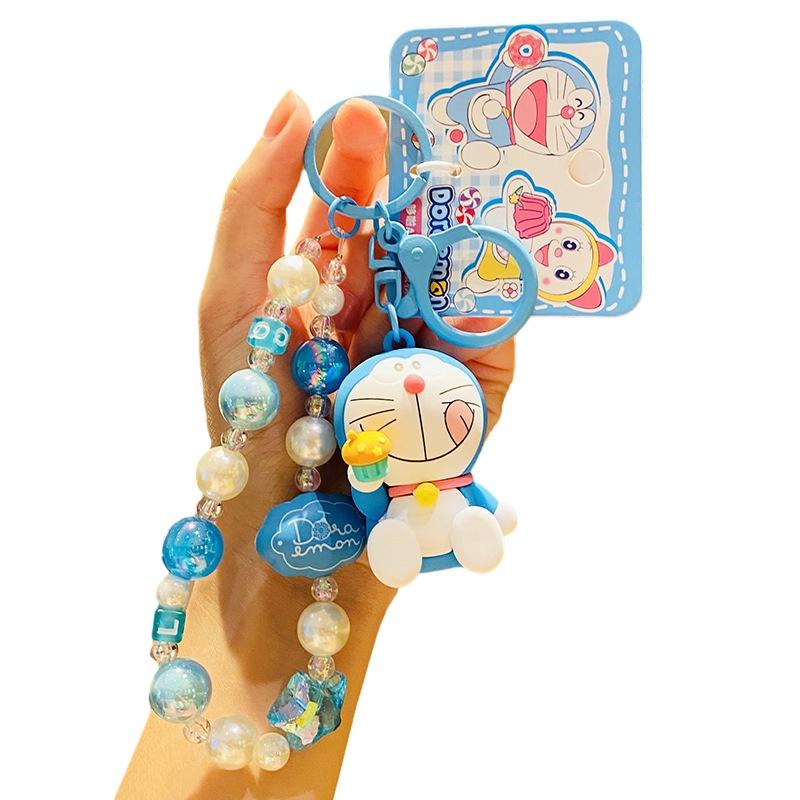 

Doraemon Party Dessert Keychain Dorami Doll Couple Key Ring Car Bag Gift Pendant Doraemon