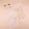 Kit de Tissage Auxiliaire en Maille Plastique Matériel de Tissage DIY Grille Plastique Couverture Filet Sac à Main Fait Main Accessoires de Sac DIY