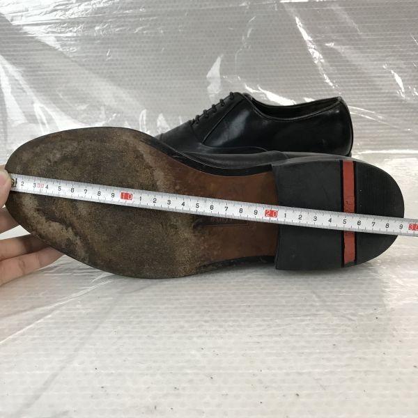 Lloyd Made in Germany Leather Straight Tip Balmoral Dress Shoes Size 8F 42 26.5cm Black(USED)