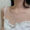 Nouveau Pendentif Petit Nœud Punk Pour Femmes Chaîne Choker Dorée Acier Inoxydable Collier Bijoux Féminins Cadeau de Noël