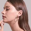 Boucles d'oreilles pendantes créatives avec tête de mort percée pour femmes hommes Style Punk Rétro Hip Hop Rock Clous Accessoires de Bijoux
