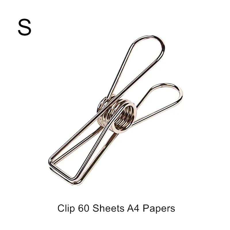 2 teile/satz Metall Binder Clip Büro Schule Schreibwaren Papier Clips Datei Dokument Management Clips Organizer