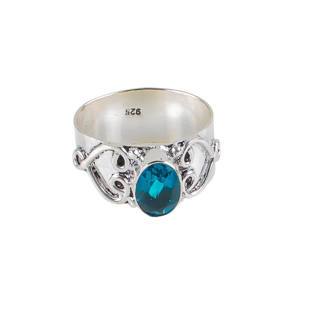 Rare Apatite Gemstone 925 Sterling Silver Jewelry Handmade Ring Gift For Mother RR-16-3