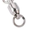 Duty Barrel Rolling Fishing Accessories Hooks Solid Ring Fishing Connector Swivel Ring Ball Bearing
