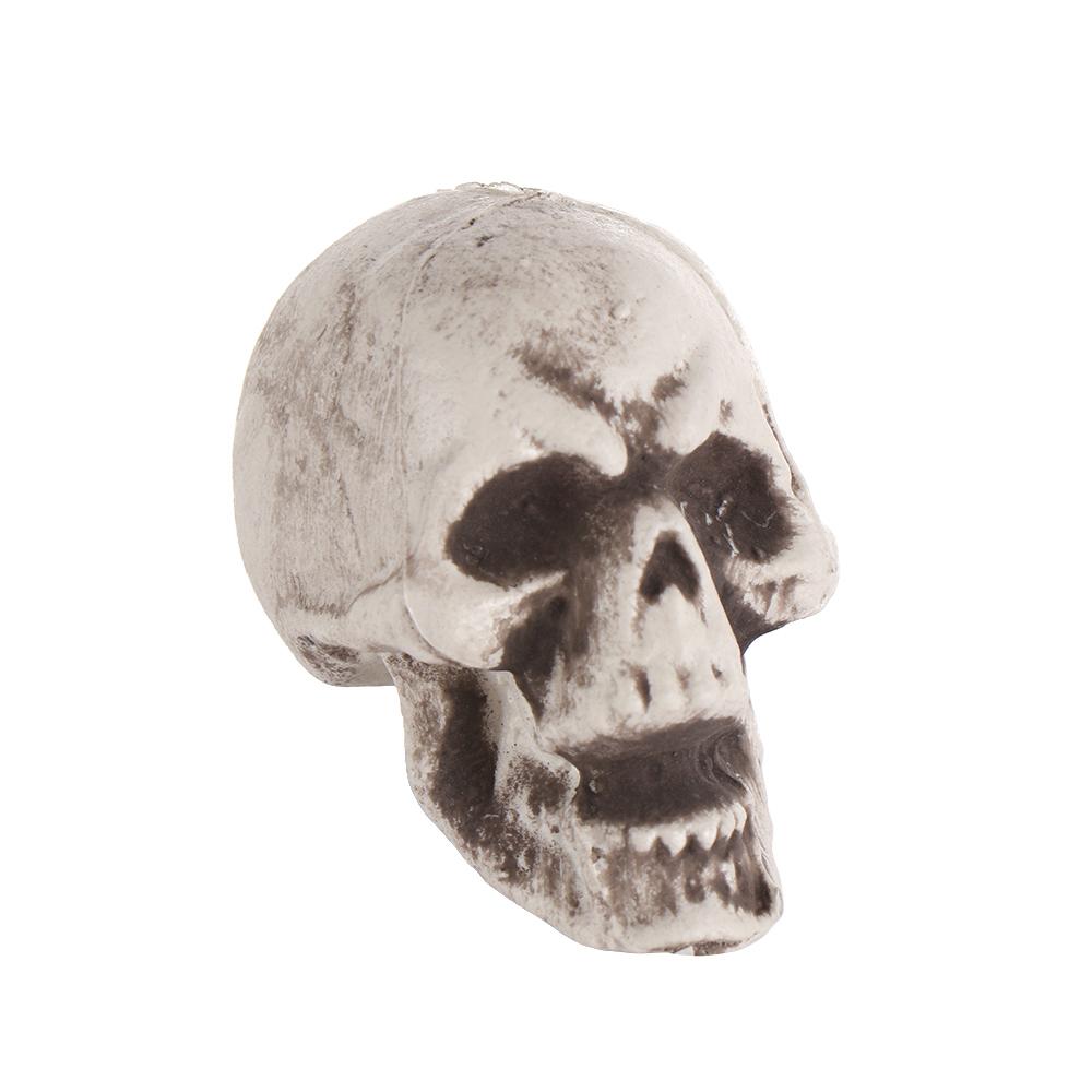 1PC Terrible Party Decoration Game Supplies Halloween Props Human Skeleton Skull Head Hanging Decor