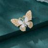 Elegant Pearl Butterfly Brooch Corsage for Clothing and Sweaters