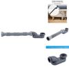 1/2 P Bathtub Drain Fitting With Antiodor P Trap For Bathroom Waste Management