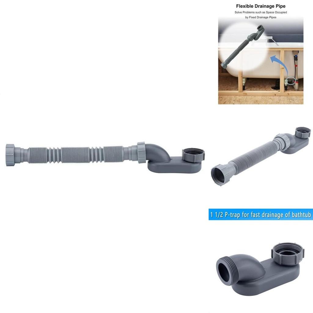 1/2 P Bathtub Drain Fitting With Antiodor P Trap For Bathroom Waste Management