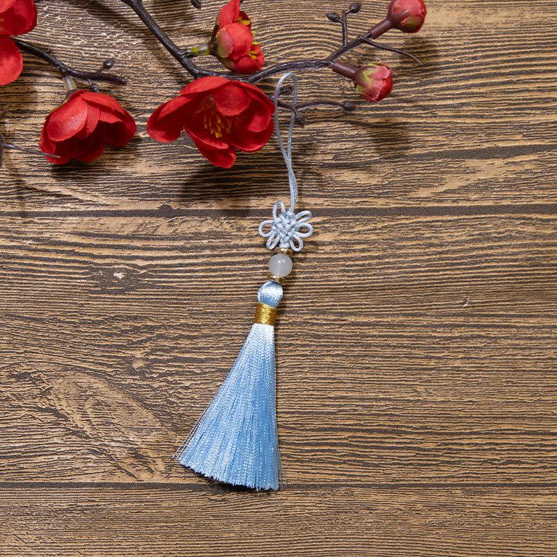 Čínský uzel Třásně Třásně Polyesterové Třásně Národní styl DIY Závěsná Třásně Záložka USB Disk Sáček Sáček Příslušenství