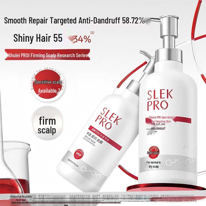 SLEK PRO Anti-Dandruff & Smoothing Shampoo