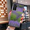 Lavender Case For Samsung Galaxy A51 A71 M31 A41 A31 A11 A01 M51 M21 M11 M40 Black Soft Phone Cover Fundas