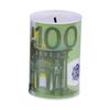 Square Piggy Bank Logbook Series Tin Plate Box Money Saving Pot Coin Box Gift Home Decoration Money Box Savings Coin Banknote