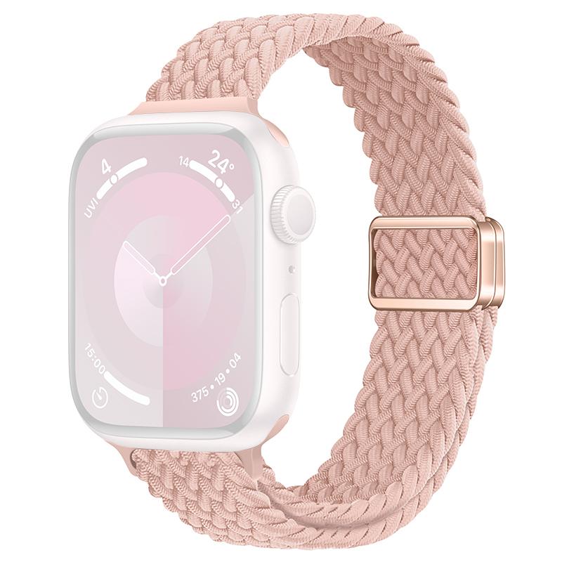 For Apple Watch 10 46mm/Ultra 2/Ultra 49mm/9 8 7 45mm/SE (2023) SE (2022) SE 6 5 4 44mm/3 2 1 42mm Watch Strap Braided Nylon Band