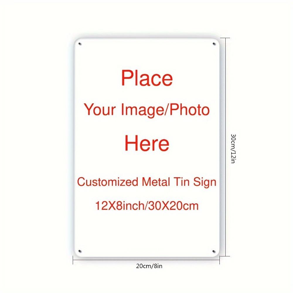 Vintage Metal Plaque Custom Wall Decor Indoor Outdoor Gift